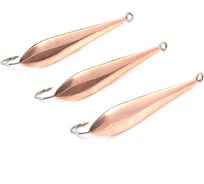 Блесна вертикальная Yaman Идеальная размер 40 мм, вес 4,5 г, цвет медь, 3 шт Я-БВ111