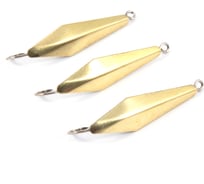 Блесна вертикальная Yaman Скат размер 33 мм, вес 2,7 г, цвет латунь, 3 шт Я-БВ134