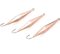 Блесна вертикальная Yaman Киллер размер 40 мм, вес 3,5 г, цвет медь, 3 шт Я-БВ207