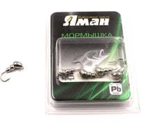Мормышка Yaman муравей с ушком, цвет NL, d 5, вес 0,9 г, 5 шт Я-МР0078