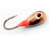 Мормышка Yaman Уралка-М2 с коронкой, 0.6 г, цвет медь, 5 шт Я-МР704М