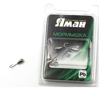 Мормышка Yaman капля с отверстием, цвет NL, d 4, вес 0.45 г, 5 шт Я-МР0043