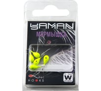 Мормышка вольфрамовая Yaman Капля с отверстием, р. 4, вес 0.90, цвет лимон, 5 шт Я-МР2248