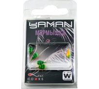 Мормышка вольфрамовая Yaman Капля с отверстием, р. 3.5, вес 0.60, цвет окунь, 5 шт Я-МР1266