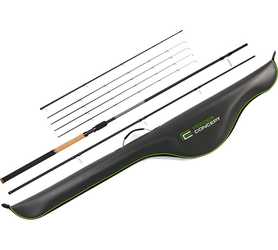 Фидерное удилище FEEDER CONCEPT Silver Water 100 3.90 с чехлом EVA 145 см FCSW100-390-PR 1