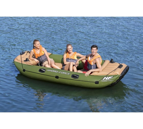 Лодка Bestway 65008B BW Нева III до 300кг, 315x124см, 2 подушки BW