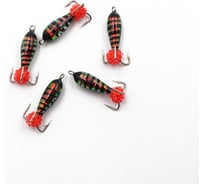 Мормышка вольфрамовая безнасадочная Yaman Черт с петлей (длинный) Малек, d-3 мм, вес 0,9 г, подвеска икринка Я-МР2014