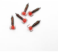 Мормышка вольфрамовая безнасадочная Yaman Черт с петлей (длинный) Малек, d-2 мм, вес 0,5 г, подвеска икринка Я-МР2011