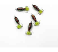 Мормышка вольфрамовая безнасадочная Yaman Черт с петлей (длинный) Малек, d-3 мм, вес 0,9 г, подвеска икринка Я-МР2013