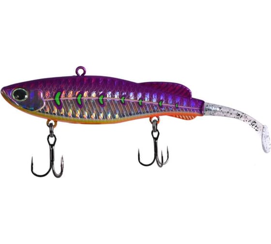 Виб для зимней рыбалки Ecopro Мышь 82 мм, 28 г, цвет 008 Night Seamark EPVM82/28S-008 1