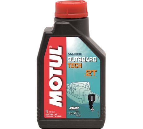 Моторное масло Outboard TECH 2T 1 л MOTUL 113475