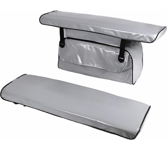 Комплект накладок лодочных GAOKSA 100x20x4 см, ПВХ, серый KNP-100/20