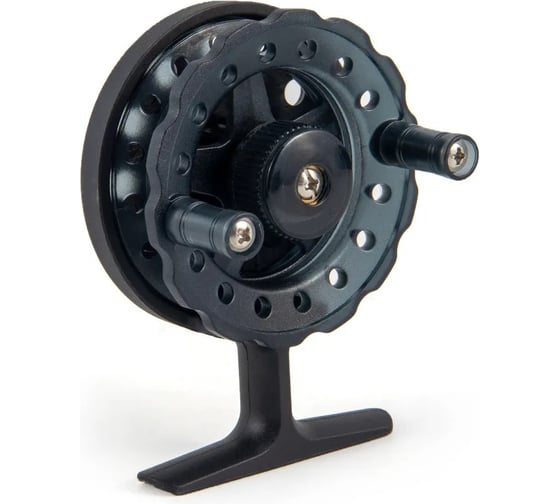 Катушка инерционная Namazu Black Fury Long, пластиковая, 2 подшипника, р. 6.5 см N-BFL65P06