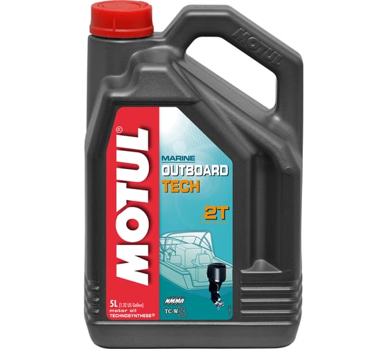 Моторное масло MOTUL OUTBOARD TECH 2T 5 л 113479 1