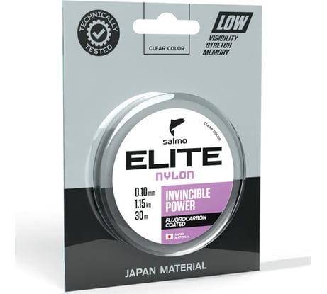 Монофильная леска SALMO Elite FLUORO COATED NYLON 030/022 4117-022