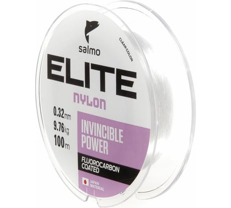 Монофильная леска SALMO Elite FLUORO COATED NYLON 100/032 4118-032