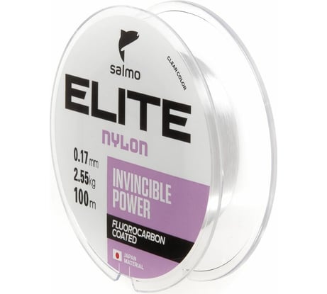 Монофильная леска SALMO Elite FLUORO COATED NYLON 100/017 4118-017