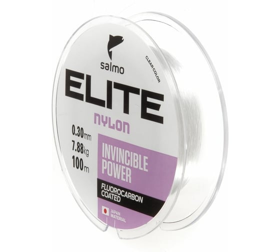 Монофильная леска SALMO Elite FLUORO COATED NYLON 100/030 4118-030