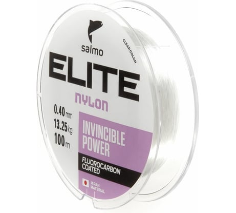 Монофильная леска SALMO Elite FLUORO COATED NYLON 100/040 4118-040