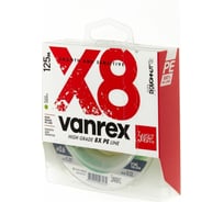 Плетеная леска LUCKY JOHN Vanrex х8 BRAID Fluo Green 125/012 LJ4118-012