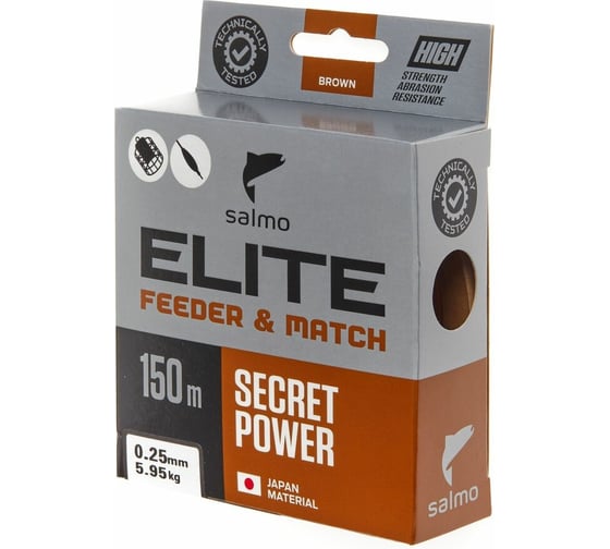 Монофильная леска SALMO Elite FEEDER & MATCH 150/025 4119-025