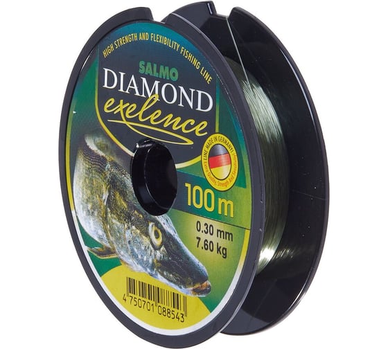 Монофильная леска SALMO Diamond EXELENCE 100/030 4027-030