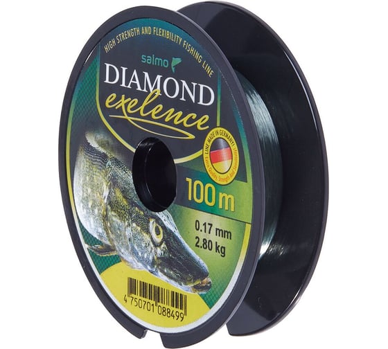 Монофильная леска SALMO Diamond EXELENCE 100/017 4027-017