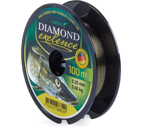 Монофильная леска SALMO Diamond EXELENCE 100/025 4027-025 1