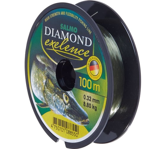 Монофильная леска SALMO Diamond EXELENCE 100/032 4027-032