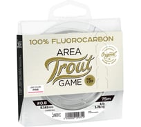 Монофильная леска LUCKY JOHN Area Trout Game FLUOROCARBON Pink 075/018 LJ4050-018