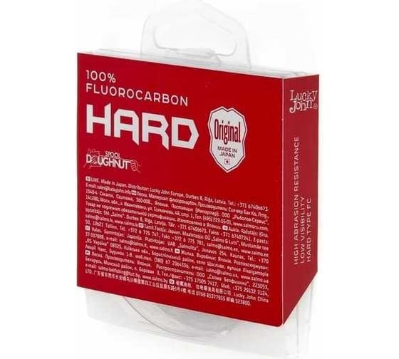 Монофильная леска LUCKY JOHN FLUOROCARBON Hard 030/028 LJ4051-028