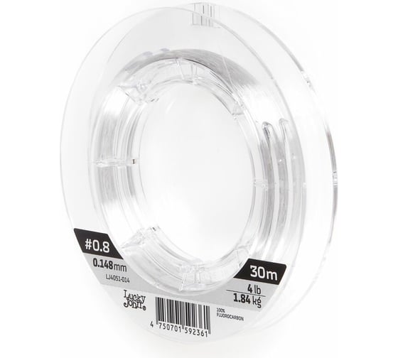 Монофильная леска LUCKY JOHN FLUOROCARBON Hard 030/014 LJ4051-014