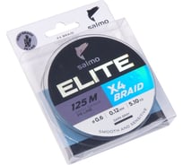 Плетеная леска SALMO Elite х4 BRAID Dark Gray 125/017 4950-017