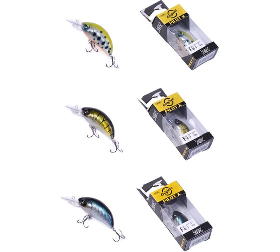 Воблеры LUCKY JOHN LJ Original 01 SET 3 шт. LJVO-001SET