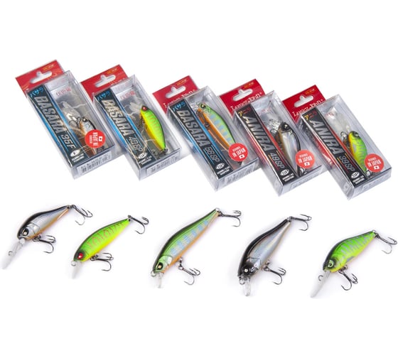 Комплект воблеров LUCKY JOHN PRO PERCH 01 SET 5 шт. LJ002SET 1