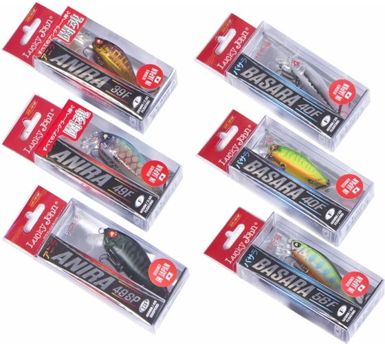 Воблеры LUCKY JOHN LJ Pro Series 02 SET 6 шт. LJVP-002SET 1