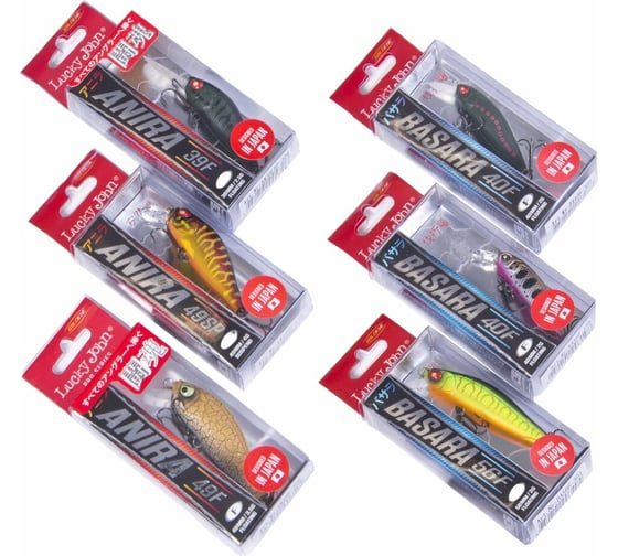 Воблеры LUCKY JOHN LJ Pro Series 03 SET 6 шт., набор LJVP-003SET 1