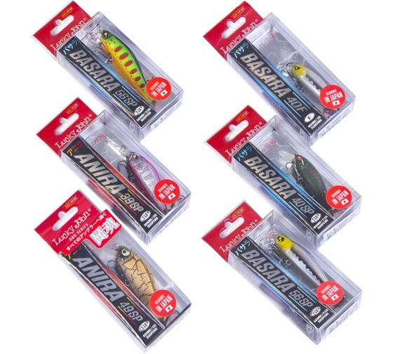 Воблеры LUCKY JOHN LJ Pro Series 10 SET 6 шт. LJVP-010SET 1