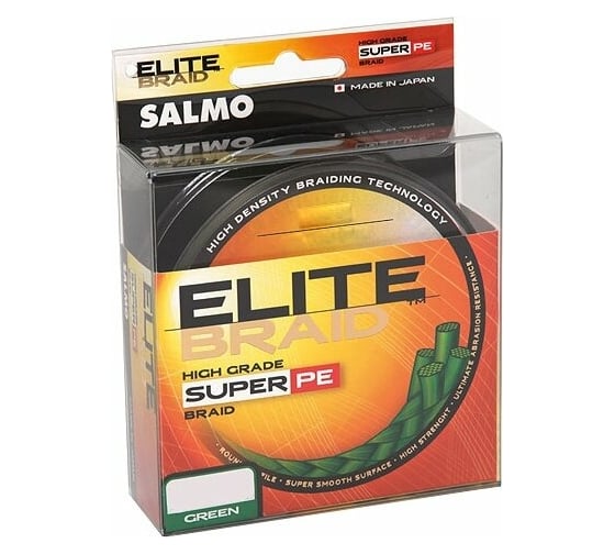 Плетеная леска SALMO Elite BRAID Green 125/050 4814-050