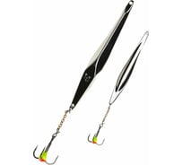 Вертикальная зимняя блесна LUCKY JOHN SHINER 75мм, расцветка S, блистер LJS75-S