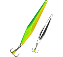 Вертикальная зимняя блесна LUCKY JOHN SHINER 55мм, расцветка Apple, блистер LJS55-A