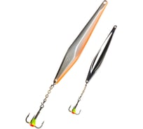 Вертикальная зимняя блесна LUCKY JOHN SHINER 75мм, расцветка Minnow, блистер LJS75-M