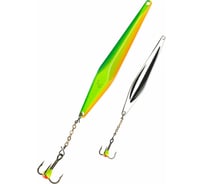 Вертикальная зимняя блесна LUCKY JOHN SHINER 75мм, расцветка Apple, блистер LJS75-A