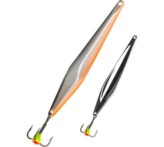 Вертикальная зимняя блесна LUCKY JOHN SHINER 55мм, расцветка Minnow, блистер LJS55-M