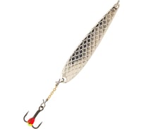 Вертикальная зимняя блесна с цепочкой и тройником LUCKY JOHN DIAMOND BLADE 51мм, расцветка S, блистер LJDB51-S
