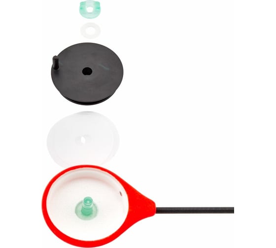 Зимняя удочка-балалайка SALMO HANDY ICE ROD, 24 см, красная 414-01