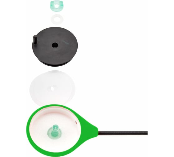 Зимняя удочка-балалайка SALMO HANDY ICE ROD, 24 см, зеленая 414-03