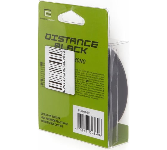 Монофильная леска FEEDER CONCEPT Distance Black 150/030 FC4001-030