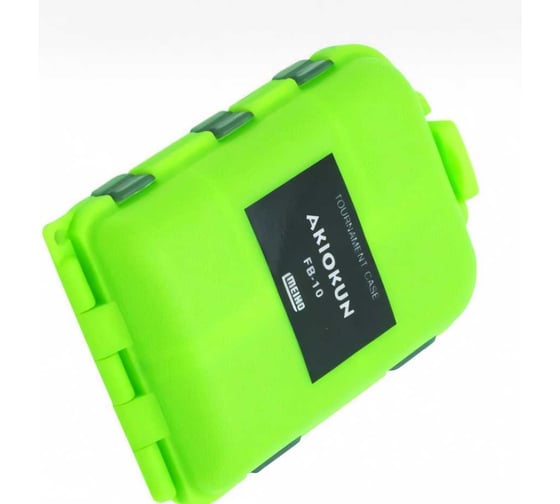 MEIHO Коробка рыболов. FB-10 FLY BOX Green 97х65х30 FB-10-G