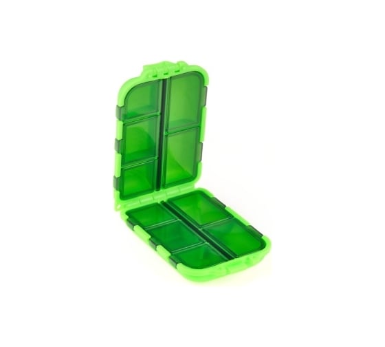 MEIHO Коробка рыболов. FB-10 FLY BOX Green 97х65х30 FB-10-G
